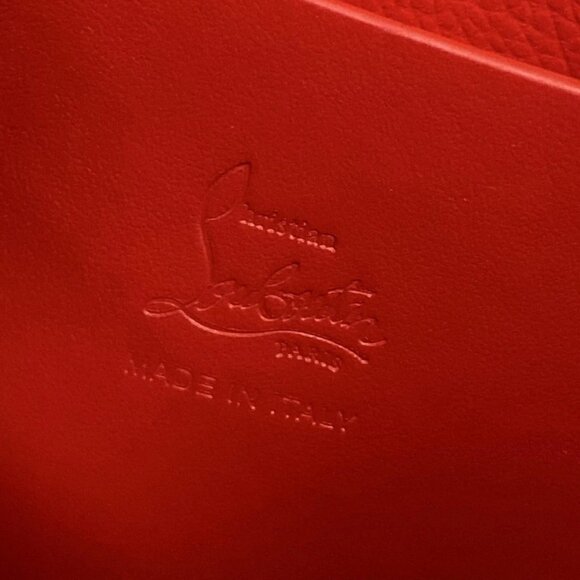 Auth CHRISTIAN LOUBOUTIN Carasky Mini Bucket - Black Leather Shoulder Bag - Picture 13 of 16